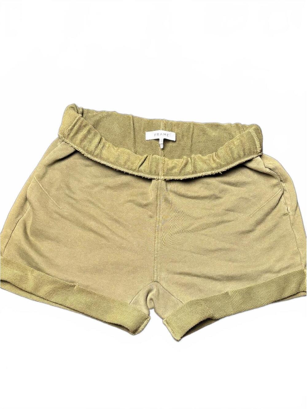 FRAME Women's Casual Olive Green Shorts XS